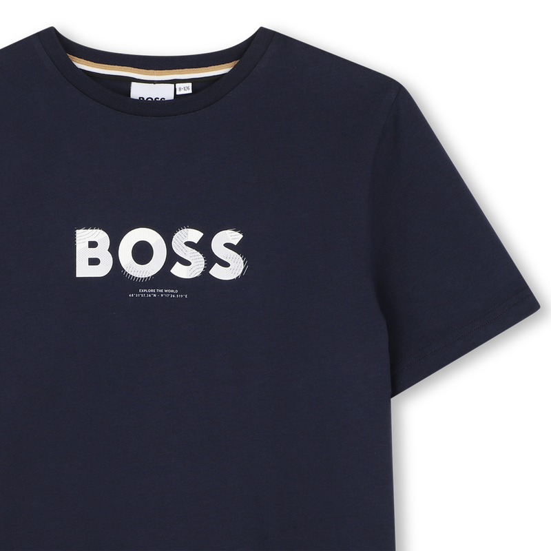 Camiseta de mangas cortas BOSS 
                        NI&Ntilde;O