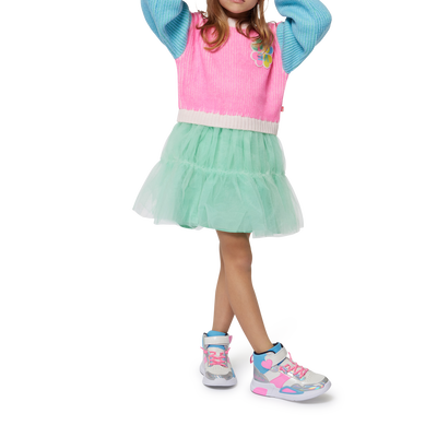 Vestido bimaterial BILLIEBLUSH NI&Ntilde;A