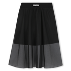 Falda midi 2 en 1 DKNY 
                    NI&Ntilde;A