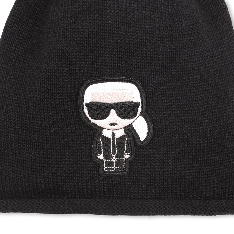 Gorro de punto KARL LAGERFELD KIDS 
                        NI&Ntilde;A