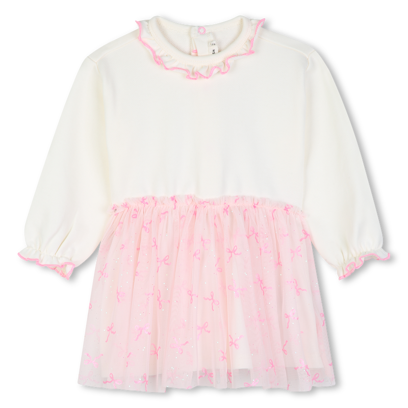 Vestido bimateria BILLIEBLUSH 
                        NI&Ntilde;A