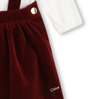 Conjunto de vestido y camiseta CHLOE 
                    NI&Ntilde;A
