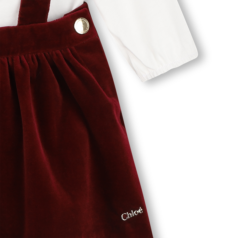 Conjunto de vestido y camiseta CHLOE 
                        NI&Ntilde;A