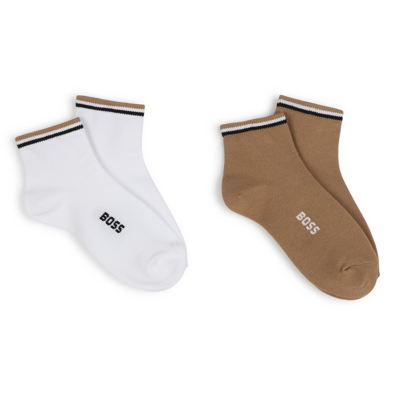 Pack de 2 pares de calcetines BOSS 
                        NI&Ntilde;O
