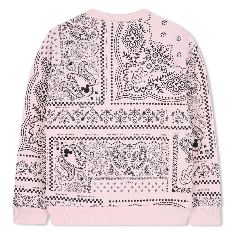 Sudadera de felpa de algod&oacute;n MARC JACOBS 
                        UNISEXO