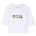 Conjunto de pantal&oacute;n, c&aacute;rdigan y camiseta BOSS 
                    NI&Ntilde;O