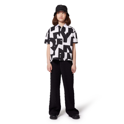 Pantal&oacute;n largo acabado gofrado DKNY NI&Ntilde;A