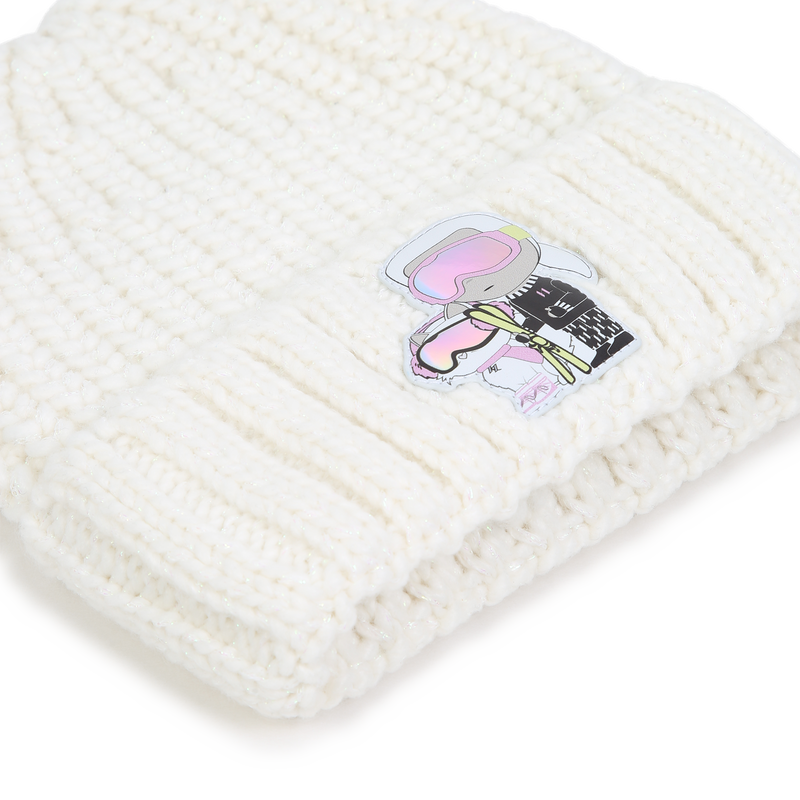 Gorro de punto KARL LAGERFELD KIDS 
                        NI&Ntilde;A