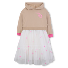 Vestido bimaterial BILLIEBLUSH 
                    NI&Ntilde;A