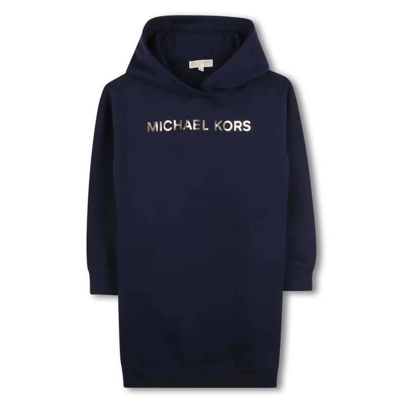 Vestido con capucha de forro polar MICHAEL KORS 
                        NI&Ntilde;A