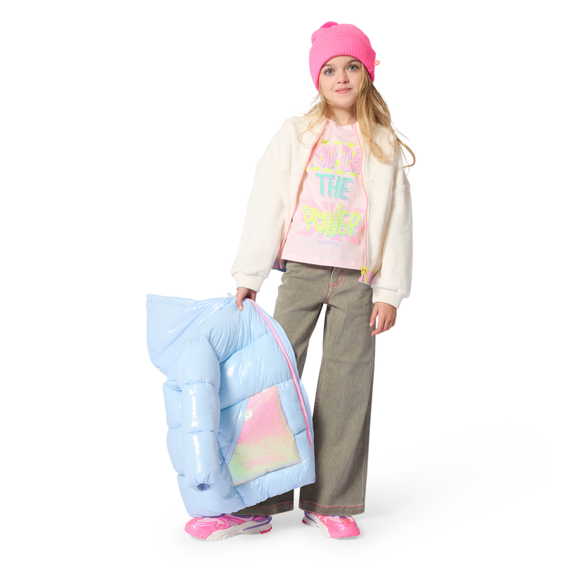 Chaqueta acolchada con capucha BILLIEBLUSH 
                        NI&Ntilde;A