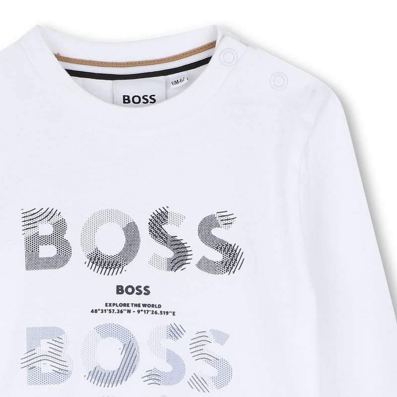 Camiseta de manga larga BOSS 
                        NI&Ntilde;O