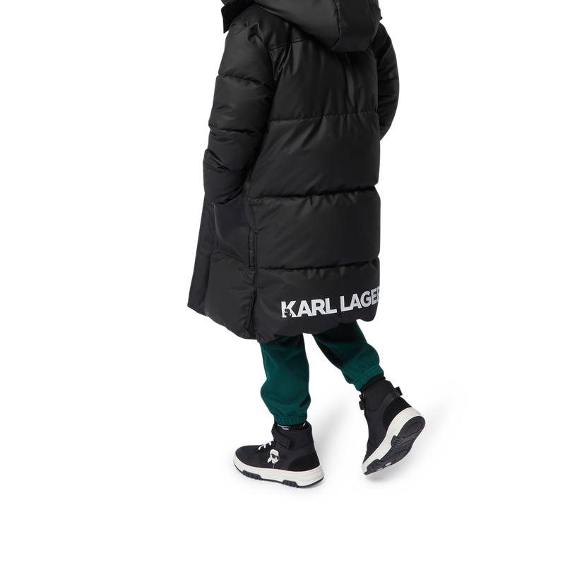 Zapatillas altas de cuero KARL LAGERFELD KIDS 
                        NI&Ntilde;O