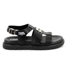 Sandalias de cuero con hebilla KARL LAGERFELD KIDS 
                    NI&Ntilde;A