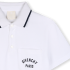 Polo de manga corta GIVENCHY 
                    NI&Ntilde;O
