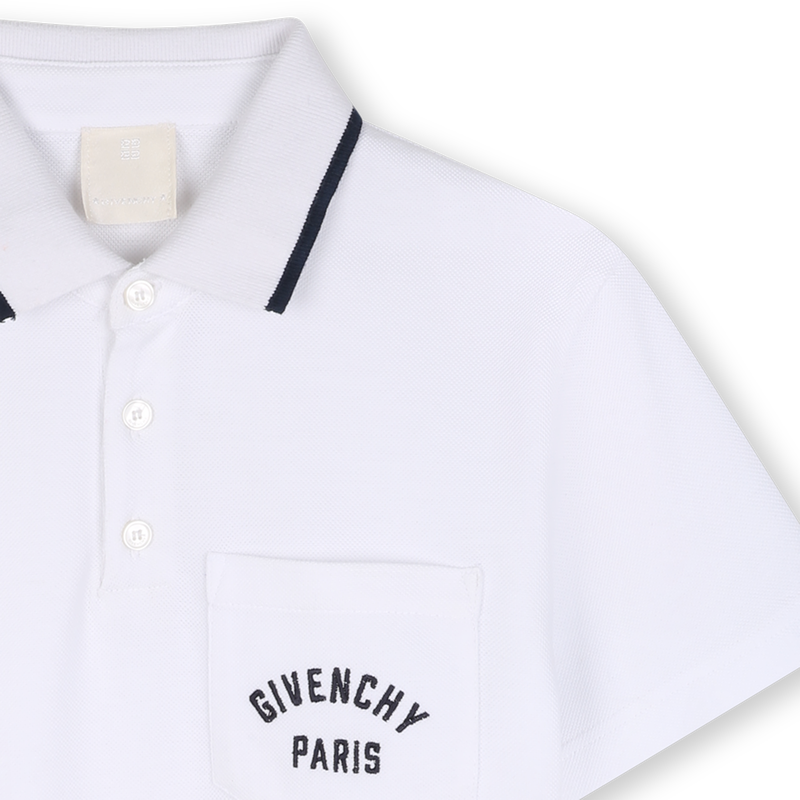 Polo de manga corta GIVENCHY 
                        NI&Ntilde;O