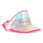 Visera transparente BILLIEBLUSH 
                    NI&Ntilde;A