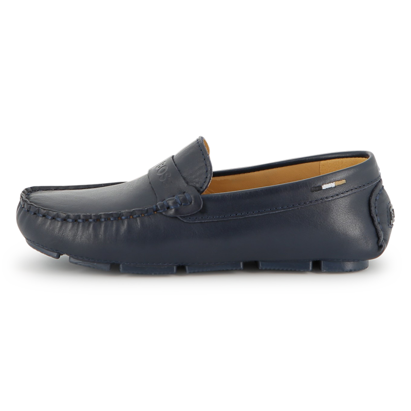 MOCASINES DE PIEL DE VACUNO BOSS 
                        NIÑO