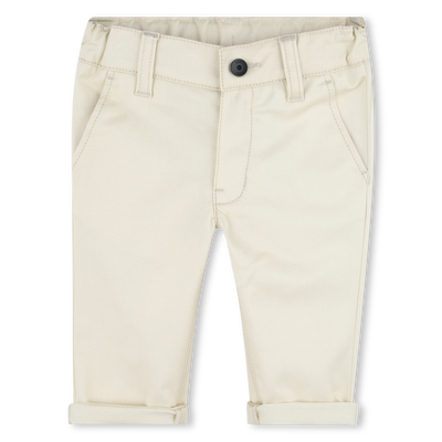 Pantal&oacute;n chino de sarga BOSS NI&Ntilde;O