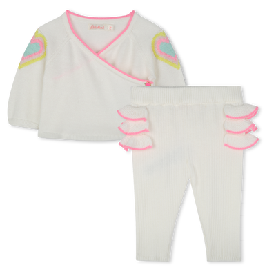 Conjunto de punto de algod&oacute;n BILLIEBLUSH NI&Ntilde;A