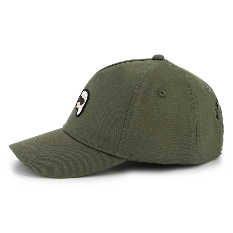 Gorra ajustable de algod&oacute;n KARL LAGERFELD KIDS 
                        NI&Ntilde;O