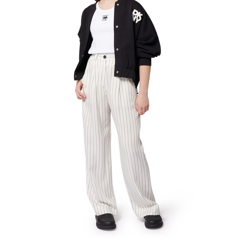 Pantal&oacute;n ancho de rayas DKNY 
                        NI&Ntilde;A