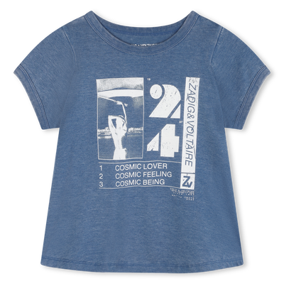 Camiseta de manga corta ZADIG & VOLTAIRE NI&Ntilde;A