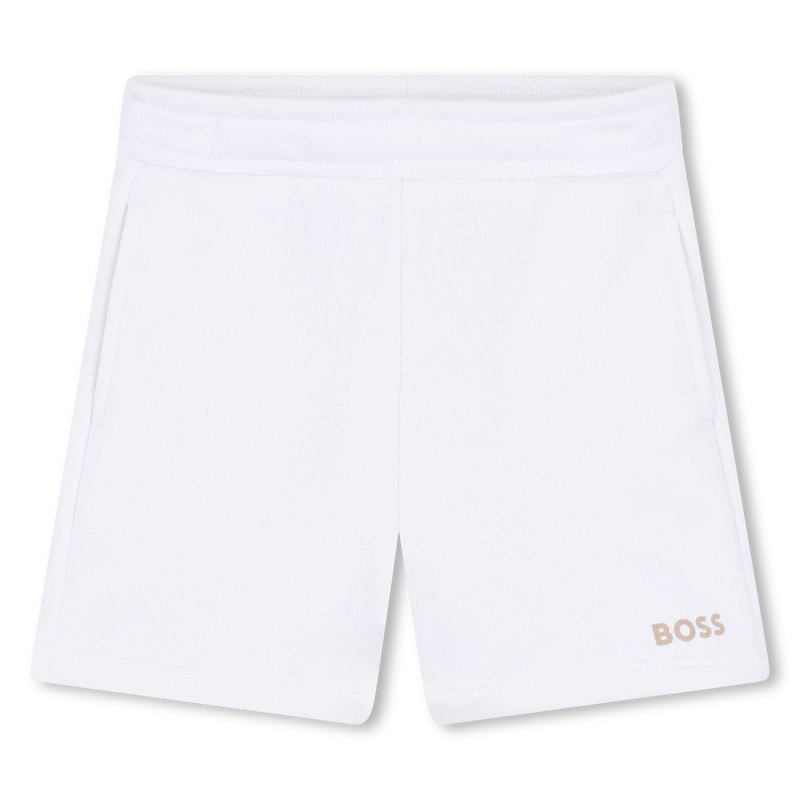 Pantal&oacute;n corto liso de mulet&oacute;n BOSS 
                        NI&Ntilde;O