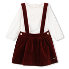 Conjunto de vestido y camiseta CHLOE 
                    NI&Ntilde;A