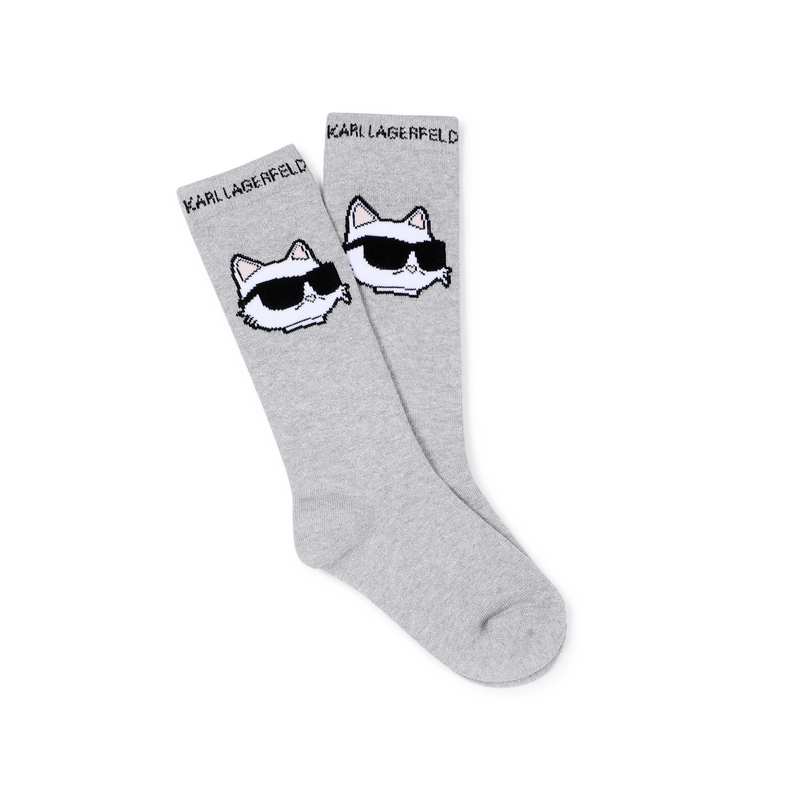 Juego de 2 pares de calcetines KARL LAGERFELD KIDS 
                        NI&Ntilde;A