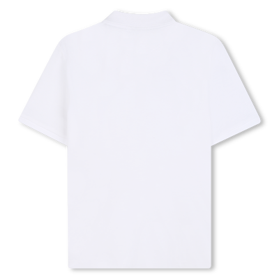 Polo recto con banda de rayas BOSS NI&Ntilde;O