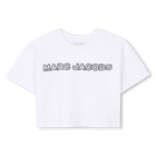 Camiseta corta con estr&aacute;s MARC JACOBS 
                    NI&Ntilde;A