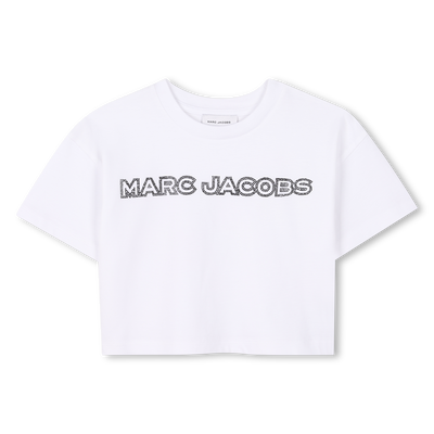 Camiseta corta con estr&aacute;s MARC JACOBS NI&Ntilde;A