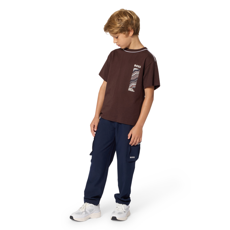 Camiseta de mangas cortas BOSS 
                        NI&Ntilde;O