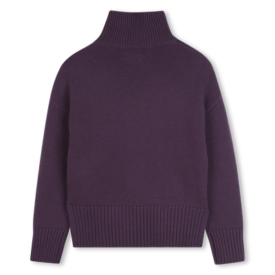 Jersey de punto de cuello alto ZADIG & VOLTAIRE NI&Ntilde;A