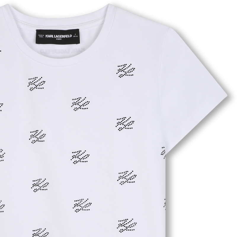 Camiseta de mangas cortas KARL LAGERFELD KIDS 
                        NI&Ntilde;A