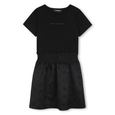 Vestido de manga corta KARL LAGERFELD KIDS NI&Ntilde;A