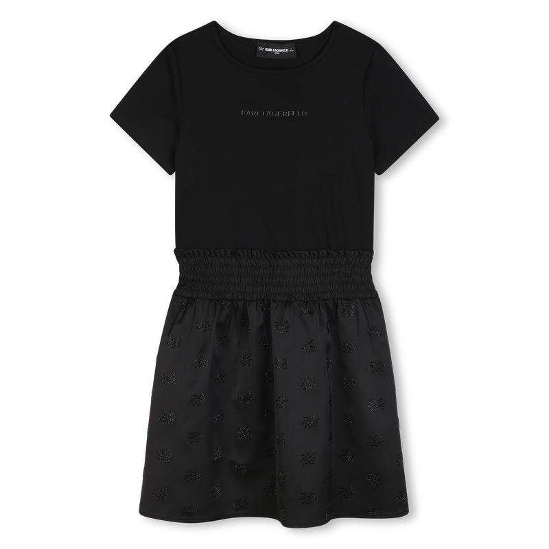 Vestido de manga corta KARL LAGERFELD KIDS 
                        NI&Ntilde;A