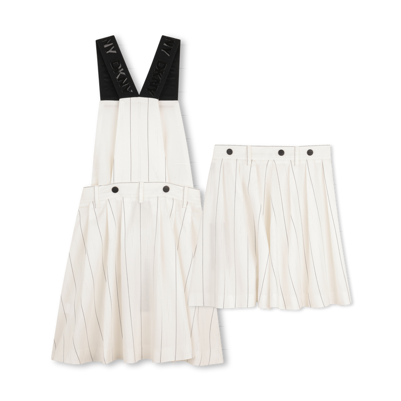 VESTIDO DE TIRANTES DKNY 
                        NI&Ntilde;A