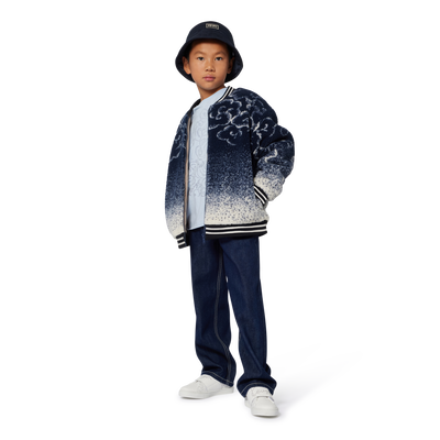 Sombrero de pescador de poliéster con acolchado KENZO KIDS UNISEXO