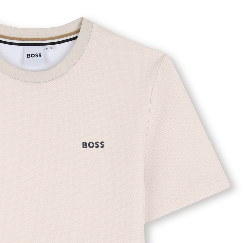 CAMISETA DE MANGA CORTA BOSS 
                        NI&Ntilde;O