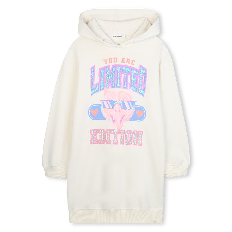 Vestido de forro polar con capucha BILLIEBLUSH 
                        NI&Ntilde;A