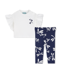 Conjunto de camiseta y leggings KENZO KIDS 
                    NI&Ntilde;A