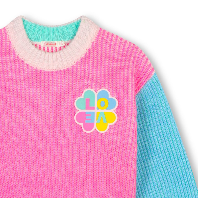 Vestido bimaterial BILLIEBLUSH 
                        NI&Ntilde;A