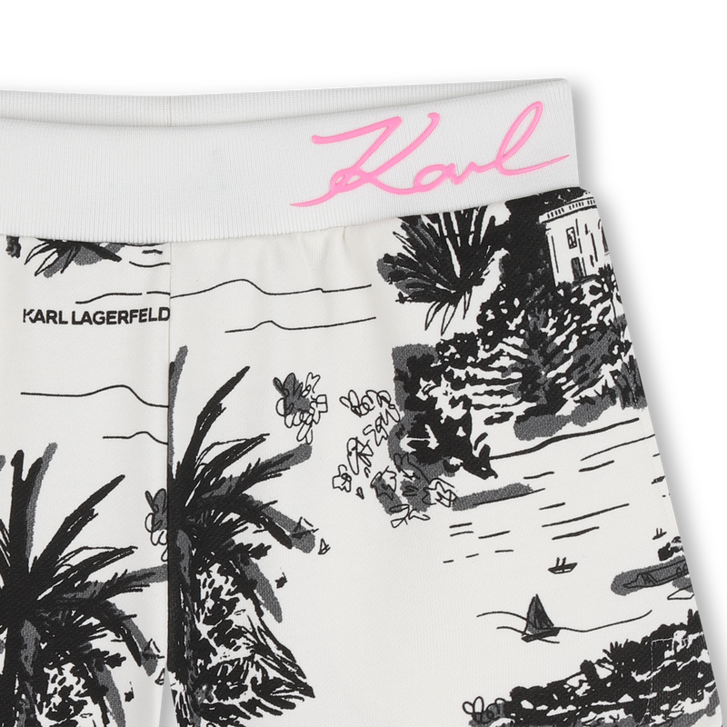 PANTALONES CORTOS DE FELPA KARL LAGERFELD KIDS 
                        NI&Ntilde;A