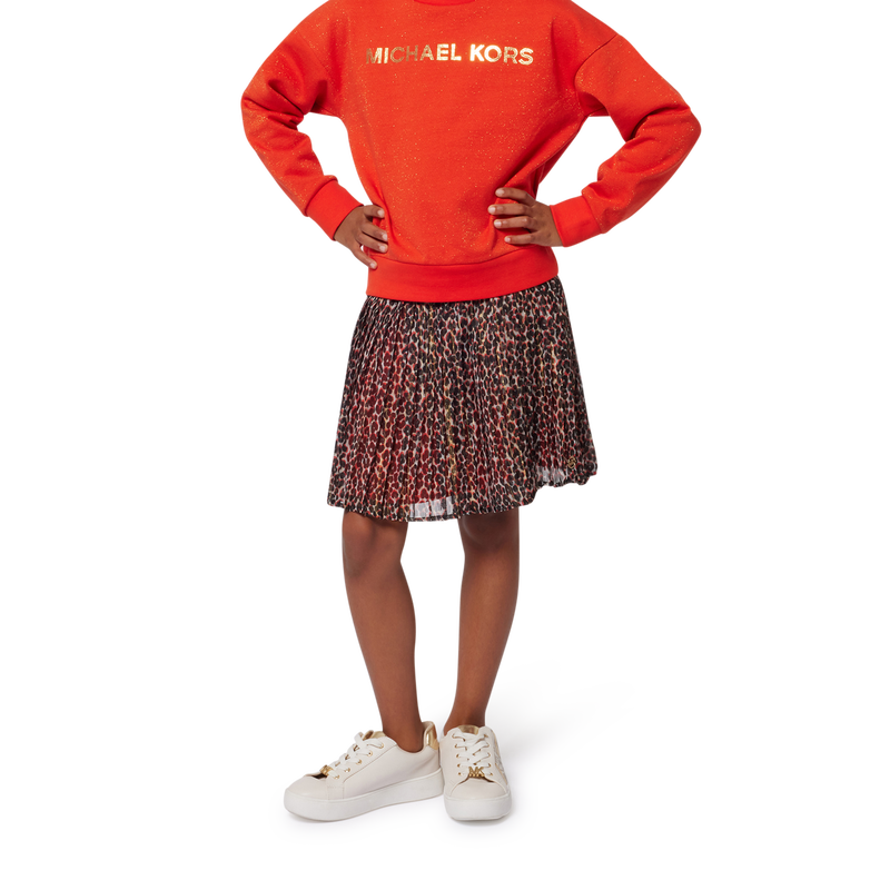 Falda corta plisada MICHAEL KORS 
                        NI&Ntilde;A