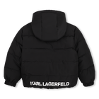 Chaqueta acolchada con capucha KARL LAGERFELD KIDS 
                    NI&Ntilde;O