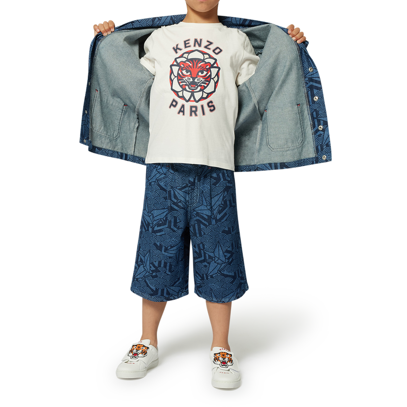 Bermudas vaqueras estampadas KENZO KIDS 
                        NI&Ntilde;O