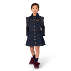 Vestido de denim LANVIN 
                    NI&Ntilde;A