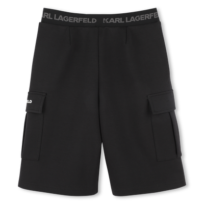Bermudas con bolsillos KARL LAGERFELD KIDS NI&Ntilde;O
